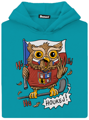 Houkej dětská mikina klokanka Hawaiian Blue