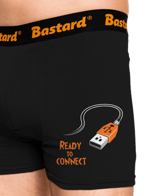 USB připojení boxerky Black