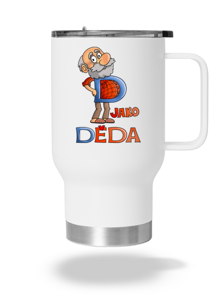 D jako děda termohrnek White