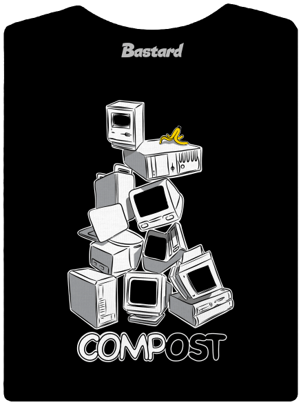 Compost dámské tričko Black