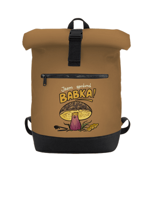 Babka a hříbeček batoh Caramel