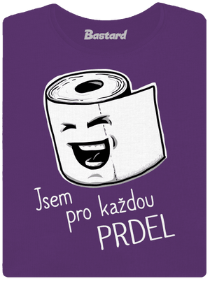 Prdel dámské tričko premium Purple