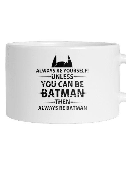 Batman hrnek makronka White