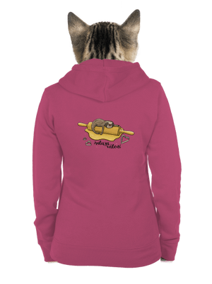 Miluju válení dámská mikina na zip Magenta