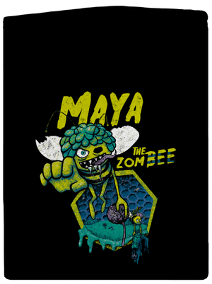 Zombee Mája pánská mikina na zip Black