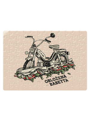 Obložená Babetta puzzle White