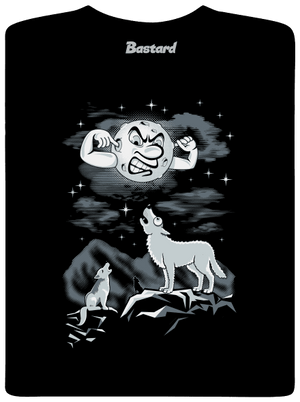 Vlčí árie pánské tričko Black