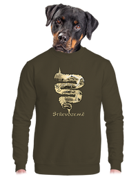 unisex mikina bez kapuce