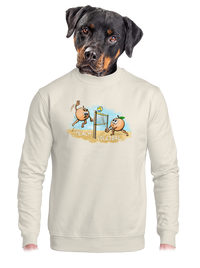 unisex mikina bez kapuce