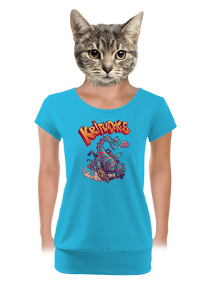 dámské tričko s lemem