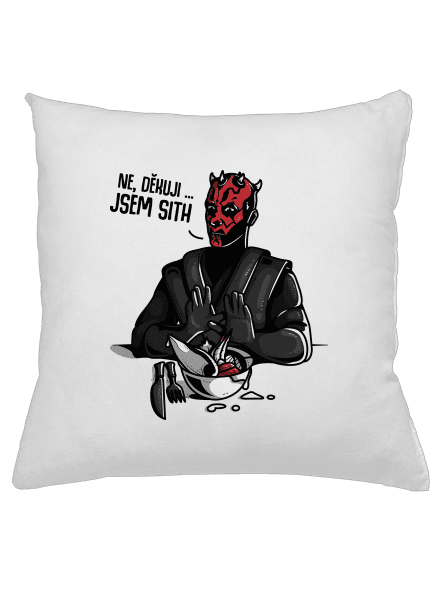 Jsem sith polštář White