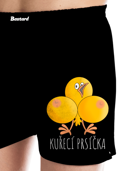Kuřecí prsíčka pánské trenky Black