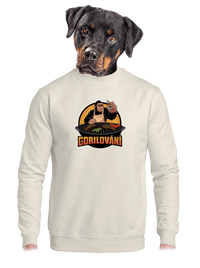 unisex mikina bez kapuce