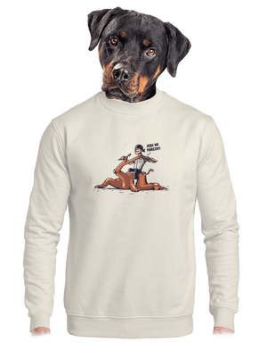 unisex mikina bez kapuce