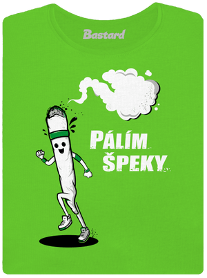 Pálím špeky dámské tričko Apple Green