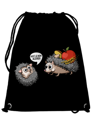 Alergický ježek vak Black