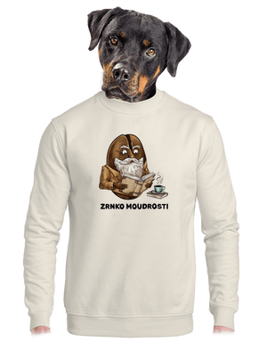 unisex mikina bez kapuce