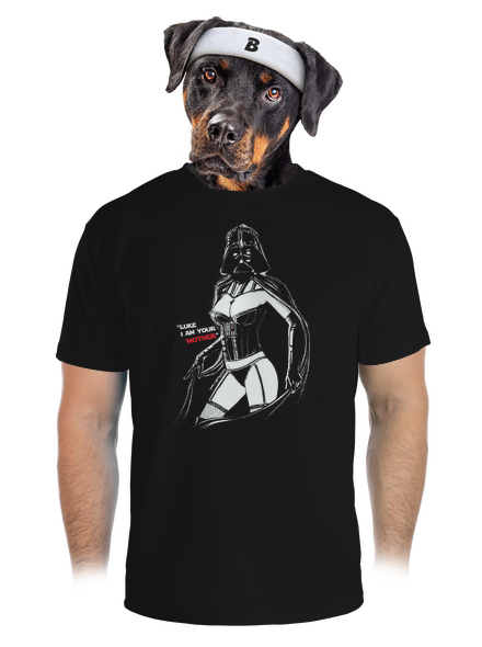 Mrs. Vader pánské sportovní tričko Black