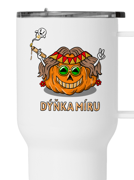 Dýňka míru termohrnek White