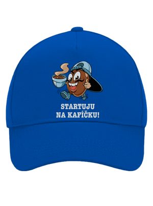Startuju na kafíčku kšiltovka baseballka Bright Royal