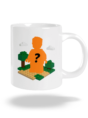 Lego postava z vlastní fotky velký hrnek White