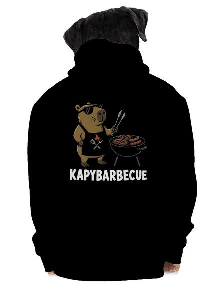 Kapybarbecue pánská mikina na zip Black
