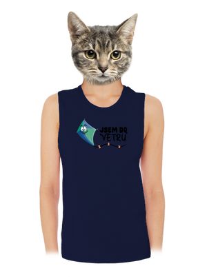 Do větru dámské tílko volné Navy