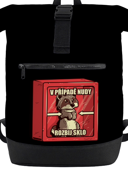 Medvídek mýval batoh Black