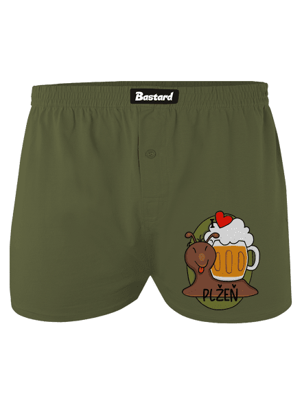 Plžeň pánské trenky Khaki