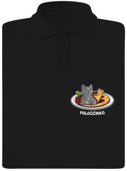 Palačičinka pánská polokošile Black