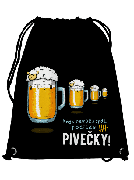 Pivečka vak Black