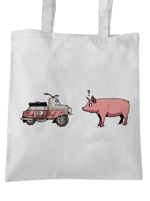 Praseta taška White