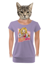 dámské tričko s lemem