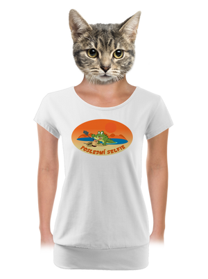 dámské tričko s lemem