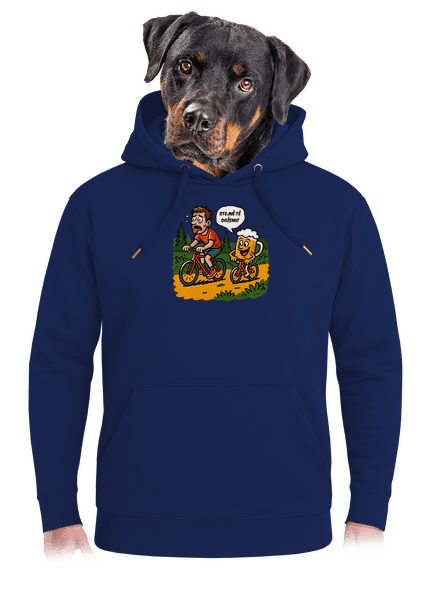 Doženu tě unisex mikina premium Navy