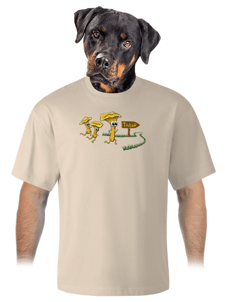 Běží lišky k Táboru unisex tričko oversized Almond