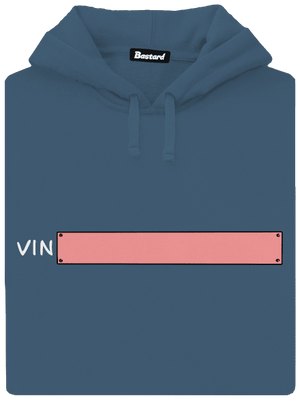 Osobní VIN kód dámská mikina klokanka Denim