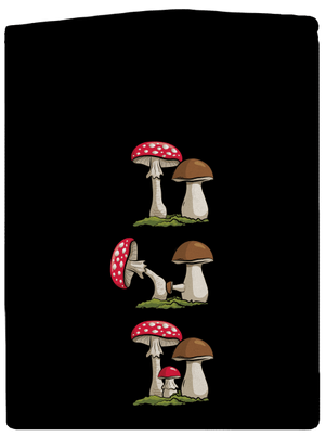 Z houbařské kroniky pánská mikina na zip Black