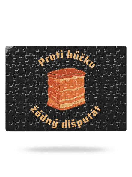 Proti bůčku žádný dišputát puzzle White