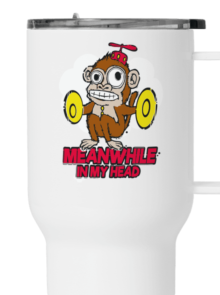 Monkey in my head termohrnek White