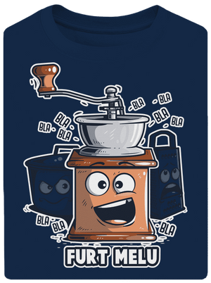 Mlýnek unisex tričko oversized Midnight Blue