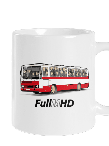 Full MHD klasický hrnek White