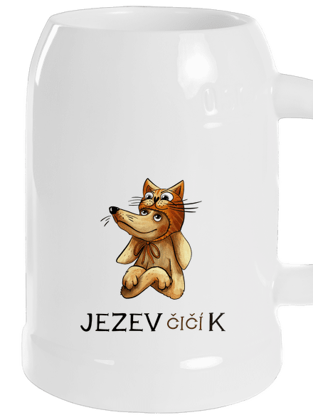 Jezevčičík půllitr White