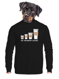 unisex mikina bez kapuce
