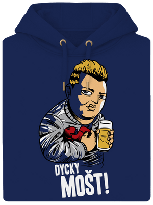 Dycky mošt unisex mikina premium Navy