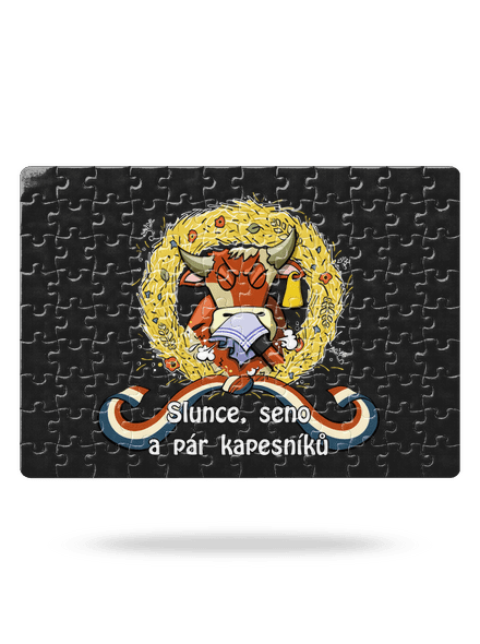Slunce, seno a pár kapesníků puzzle White