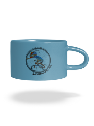 Cyklistický horoskop: Kozoroh hrnek makronka Blue Macaron