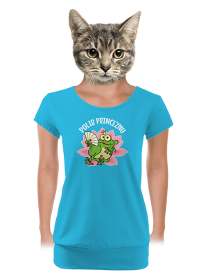 dámské tričko s lemem