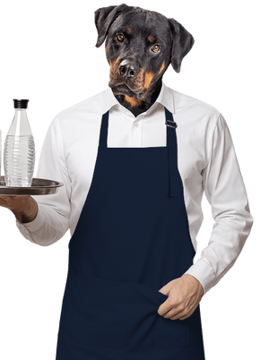 Bez potisku zástěra Navy