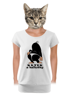 dámské tričko s lemem